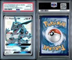 Pokemon Rayquaza GX 177A/168 Full Art Alternate Art Holo Promo PSA 10 2018 - Image 3