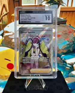 2023 POKEMON CROWN ZENITH ULTRA RARE - HOLO #147 ELESA'S SPARKLE CGC 10 GEM MINT - Image 1