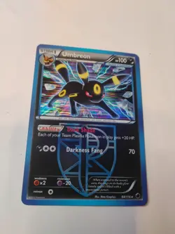 2013 Pokemon Umbreon Holo LP Team Plasma 64/116 Plasma Freeze - Image 1