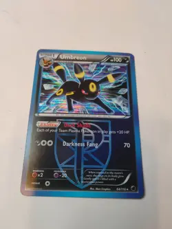 2013 Pokemon Umbreon Holo LP Team Plasma 64/116 Plasma Freeze - Image 2