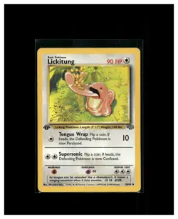 1999 Pokemon TCG Lickitung Jungle 38/64 Regular Uncommon 1st Edition - Image 1