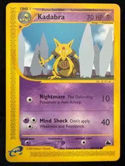 Kadabra Non-Holo 69/144 Skyridge E-Series Pokemon TCG Vintage WOTC 2003 LP - Image 1