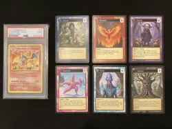 Pokemon Charizard PSA 9 Holo Evolutions & Forbidden Quest TCG Mixed Lot - Image 1