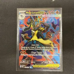 Pokemon TCG Mega Lucario EX 160/132 Ultra Rare Holo NM Mega Evolutions Full Art - Image 1