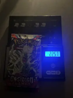 VERY HEAVY! 22.57 Gram Obsidian Flames Pokemon TCG Factory Sealed Booster Pack! - Image 1