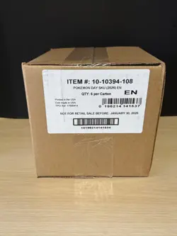 POKEMON TCG 2026 POKEMON DAY COLLECTION BOX FACTORY SEALED CASE 6 BOXES (D) - Image 1