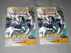 POKEMON TCG HEART GOLD SOUL SILVER RULEBOOK CARDLIST! HTF! FREE SHIPPING!! - Image 3