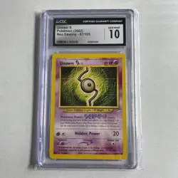 Neo Destiny - Pokemon 2002 87/105 Unown S - Cgc Gem Mint 10 - Image 1