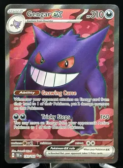 Pokemon - Gengar ex - 193/162 - Temporal Forces - Ultra Rare - Image 1