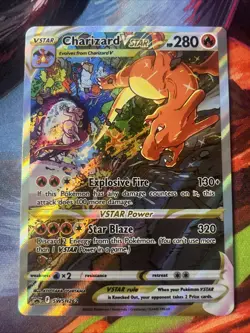 Pokemon TCG Charizard VSTAR SWSH262 Holo Black Star Promo Alternative Art NM - Image 1