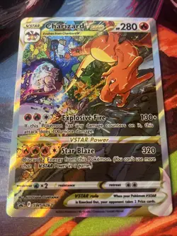 Pokemon TCG Charizard VSTAR SWSH262 Holo Black Star Promo Alternative Art NM - Image 2