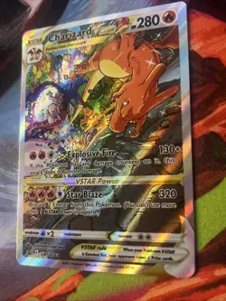 Pokemon TCG Charizard VSTAR SWSH262 Holo Black Star Promo Alternative Art NM - Image 4