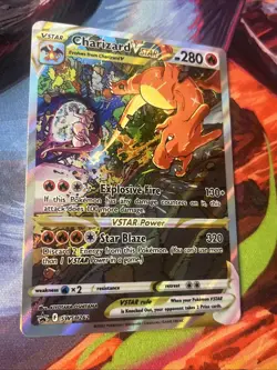 Pokemon TCG Charizard VSTAR SWSH262 Holo Black Star Promo Alternative Art NM - Image 5