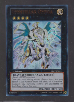 2013 Yu-Gi-Oh Lord of the Tachyon Galaxy 1st Edition #LTGY091 Constellar Omega - Image 1