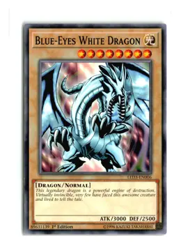 BLUE-EYES WHITE DRAGON LED3-EN006 YUGIOH TCG LP - Image 1