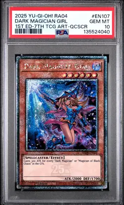Dark Magician Girl RA04-EN107 1st Edition 7th QCR Yugioh PSA 10 *040 - Image 1