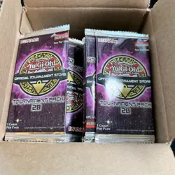 YUGIOH! 100x OTS Tournament Pack 28 OP28 Sealed Booster Packs with Display Box - Image 2