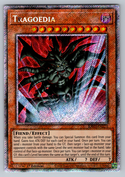 Tragoedia Yugioh RA03-EN223 Platinum Secret Rare PSR NM - Image 1