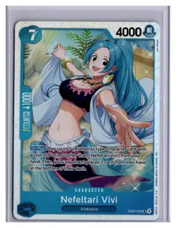 Nefeltari Vivi EB04-025 One Piece The Azure Sea's Seven Super Rare Near Mint - Image 1