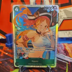 Nami OP14-031 Super Rare Foil The Azure Sea's Seven OP14-EB04 - Image 1