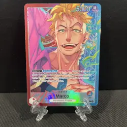 One Piece TCG - Marco (Leader) (Alt Art) OP08-002 - Two Legends - English - Image 1