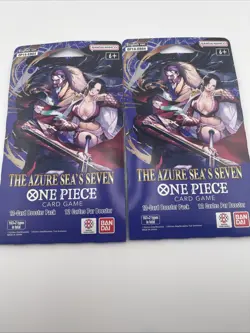 One Piece CCG OP14-EB04 Sleeved Booster Pack New Sealed Lot Of 2 Fast Shipping - Image 1