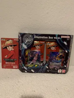 BANDAI ONE PIECE ILLUSTRATION BOX VOL 6 & SLEEVED BOOSTER SEALED 🔥🔥🔥 - Image 1