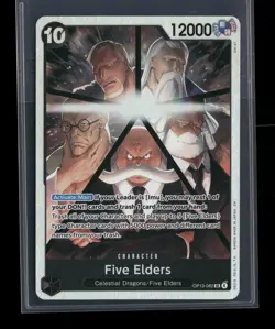2025 One Piece OP13-082 Five Elders Super Rare - Image 1