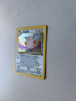 Pokemon TCG Clefable Holo Unlimited Rare Card Jungle Base Set 1/64 - Image 2