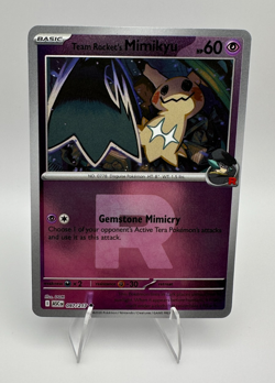Pokemon Team Rocket's Mimikyu 097/217 R Logo Ascended Heroes Reverse Holo Card - Image 1