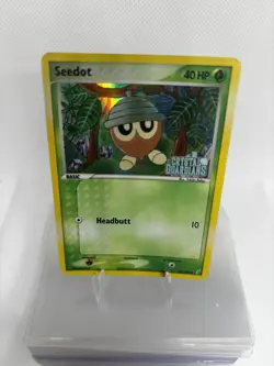 Seedot Reverse Holo Stamped Card 60/100 Crystal Guardians NM Pokemon TCG - Image 2
