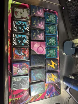 Pokemon Lot Of 19 Trading Card Sleeves From Elite Trainer Boxes And More - Image 1