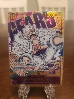 Monkey.D.Luffy OP05-119 Alt Art Secret Rare Card - Image 1
