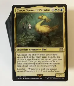 MTG Magic The Gathering Choco, Seeker of Paradise Budget 100 Card Commander Deck - Image 1