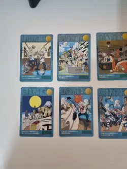 One Piece Carddass Visual Adventure Japanese Vintage Card Lot 10 Cards - Image 3