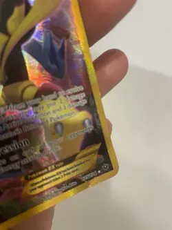 Pokemon Alakazam TCG EX XY Fates Collide Holo Card 125/124 Full Art Secret Rare - Image 3