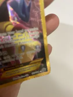 Pokemon Alakazam TCG EX XY Fates Collide Holo Card 125/124 Full Art Secret Rare - Image 5