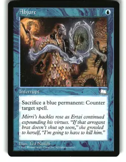 Magic the Gathering - Weatherlight Abjure Common 1997 - Image 1