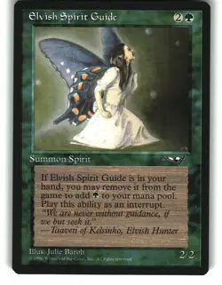 Magic the Gathering - Alliances Elvish Spirit Guide 69 Uncommon 1996 - Image 1