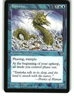 Magic the Gathering - Mirage Taniwha Rare 1996 - Image 1