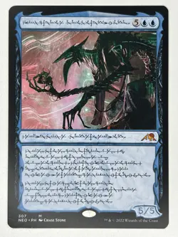 Jin-Gitaxias, Progress Tyrant (Phyrexian) M Kamigawa: Neon Dynasty 307 NM - Image 1