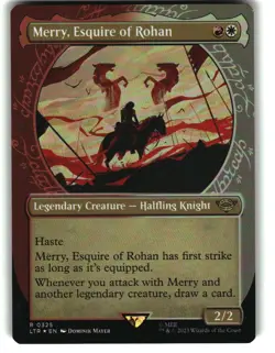 Magic the Gathering - Merry, Esquire of Rohan 2023 325 Rare Foil - Image 1