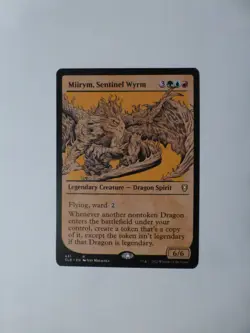 MtG Commander Legends 2 Showcase Miirym Sentinel Wyrm M/NM Flat Ship VCT123882 - Image 1