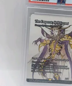 The Emperor, Hell Tyrant [PSA 9] Magic The Gathering Final Fantasy (MTG FF TCG) - Image 3