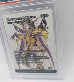 The Emperor, Hell Tyrant [PSA 9] Magic The Gathering Final Fantasy (MTG FF TCG) - Image 4