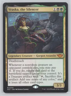 Vraska, the Silencer Normal M Outlaws of Thunder Junction 237 NM - Image 1