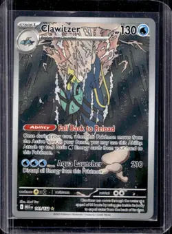 2025 Pokemon Mega Evolution Clawitzer Illustration Rare #141/132 - Image 1