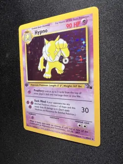 Pokemon TCG Hypno Holo First Edition Rare Card 8/62 Fossil - Image 2