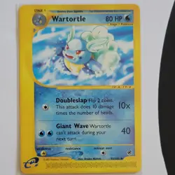 Pokemon Wartortle 092/165 Expedition Base Set Regular Uncommon 2002 - Image 1