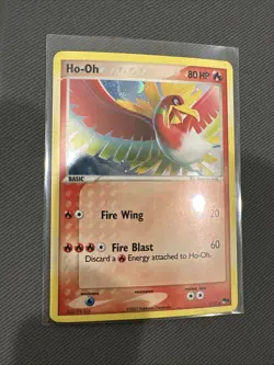 Pokemon TCG Ho-Oh Card Pop Series 5 Holo 1/17 Rare Card Near Mint - Image 2